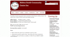 Desktop Screenshot of meltonsouth.org.au